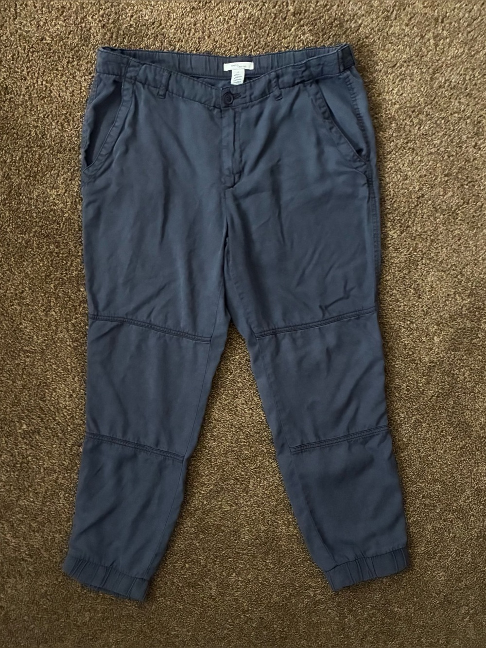 Daily Ritual Women's Lyocell Jogger Pants, Navy, Size 10
